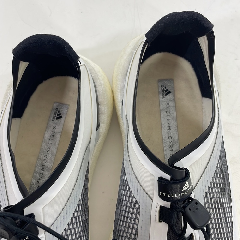Adidas Stella McCartney Shoes PulseBoost HD Women’s 9.5 White Cream Laces G28329 - Picture 16 of 17